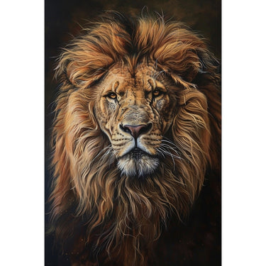 Canvas of Lion Head
